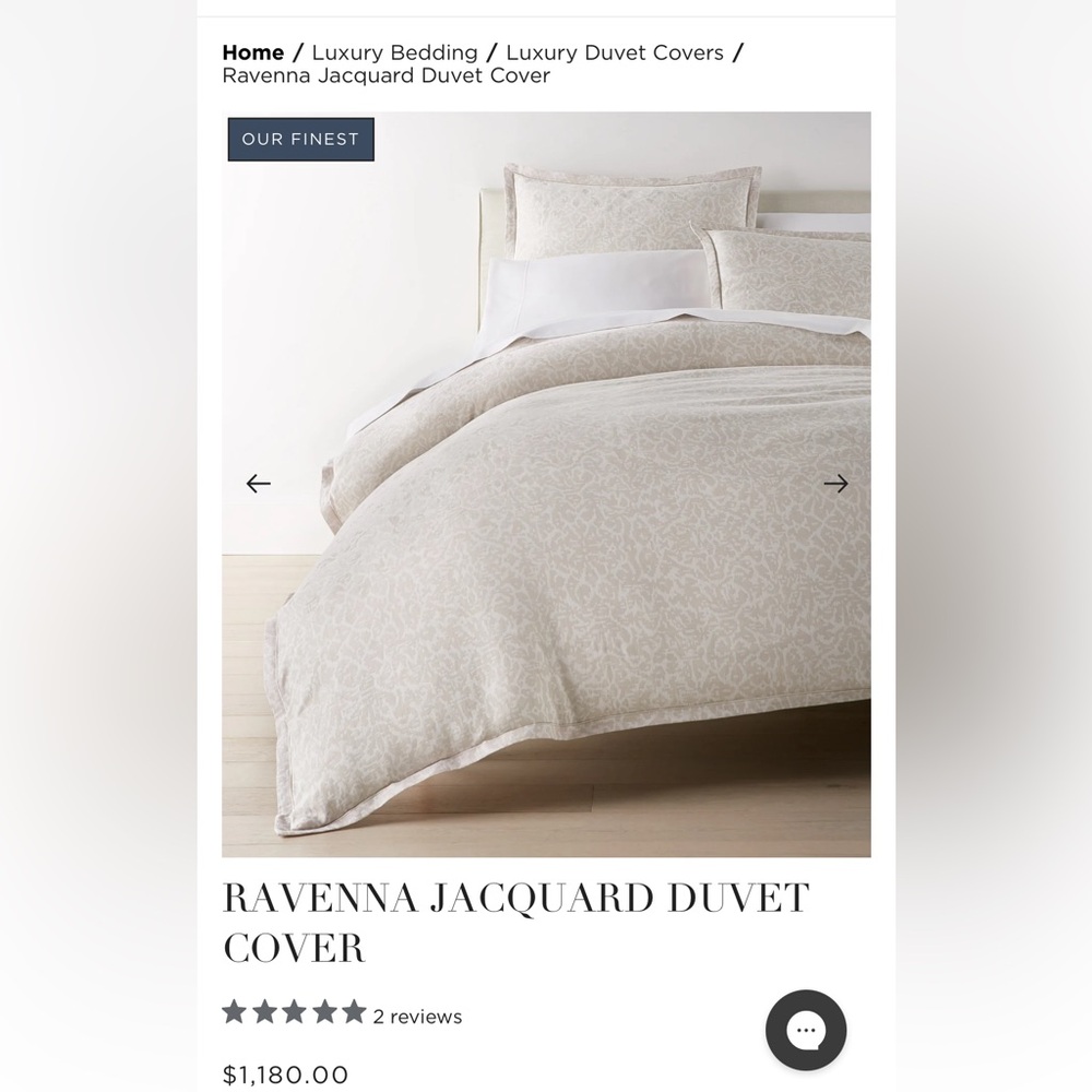Peacock Alley King Duvet Cover